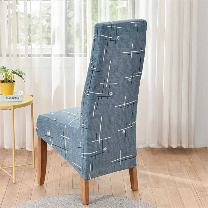 Housse de chaise haute extensible grand dossier (10 Motifs)