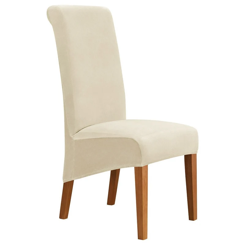 Housses de chaises hautes extensibles pur velours