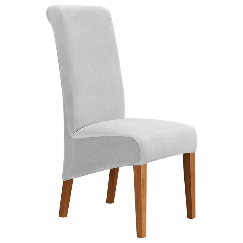 Housses de chaises hautes extensibles pur velours