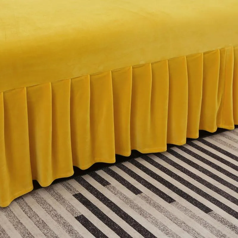 Housse De Canapé Clic Clac et Bz Velours Jaune