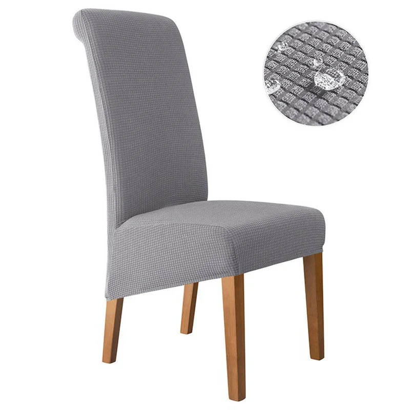 Housses de chaises hautes extensibles jacquard imperméable