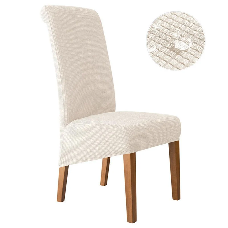Housses de chaises hautes extensibles jacquard imperméable