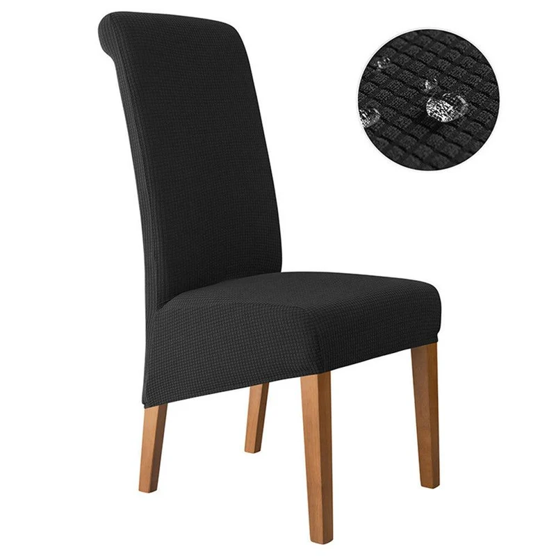 Housses de chaises hautes extensibles jacquard imperméable