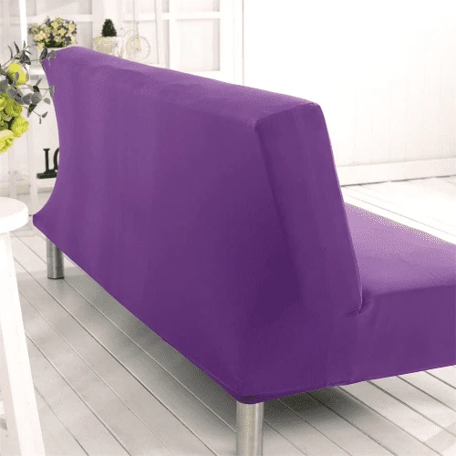 Housse de Canapé Clic Clac Motif Moderne Violet - Design Universelle & Moderne