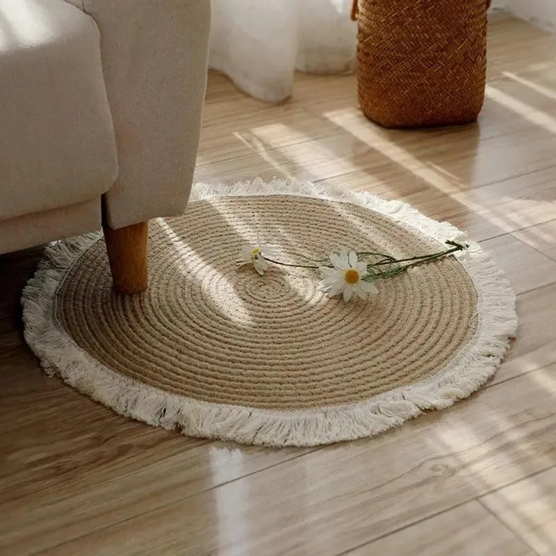Tapis Rond Design Bohème