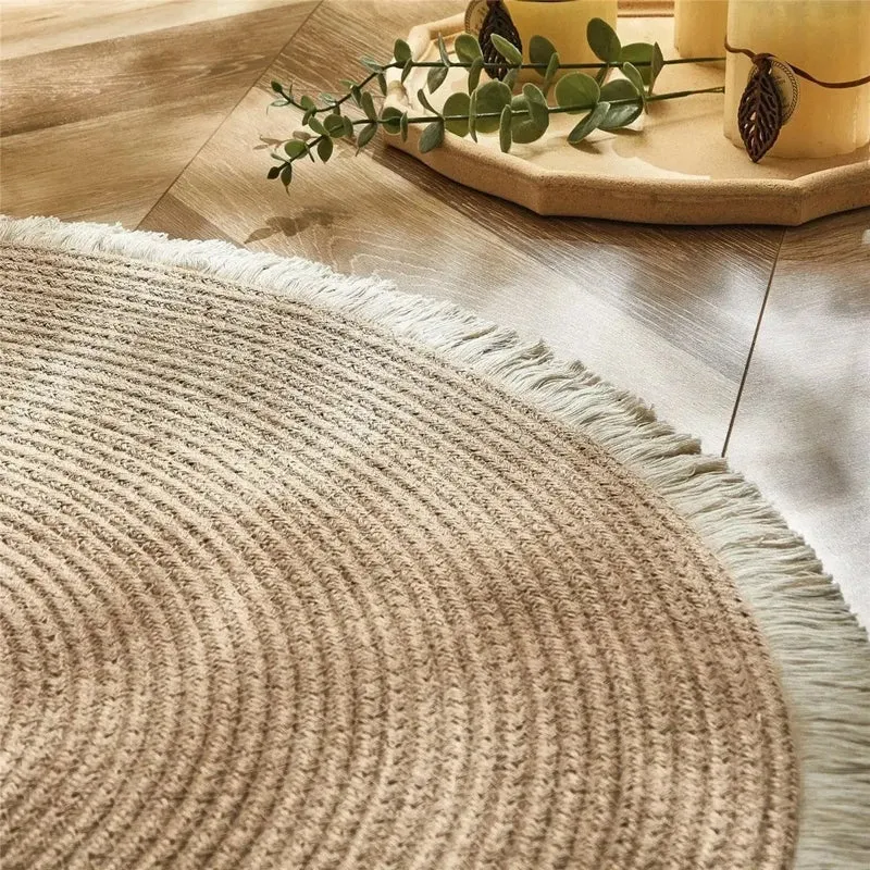 Tapis Rond Design Bohème