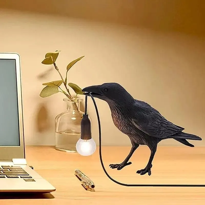 Lampe Design Corbeau