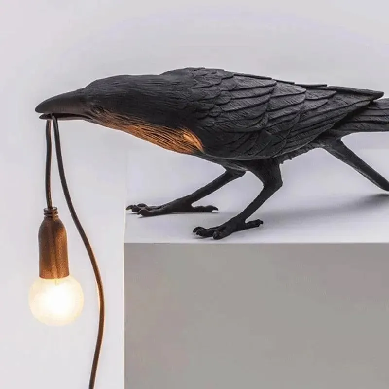 Lampe Design Corbeau