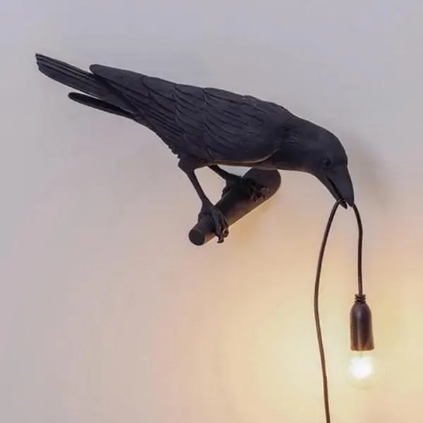 Lampe Design Corbeau
