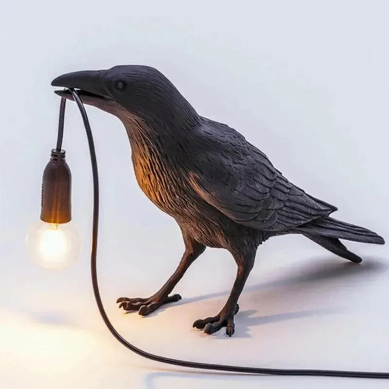 Lampe Design Corbeau