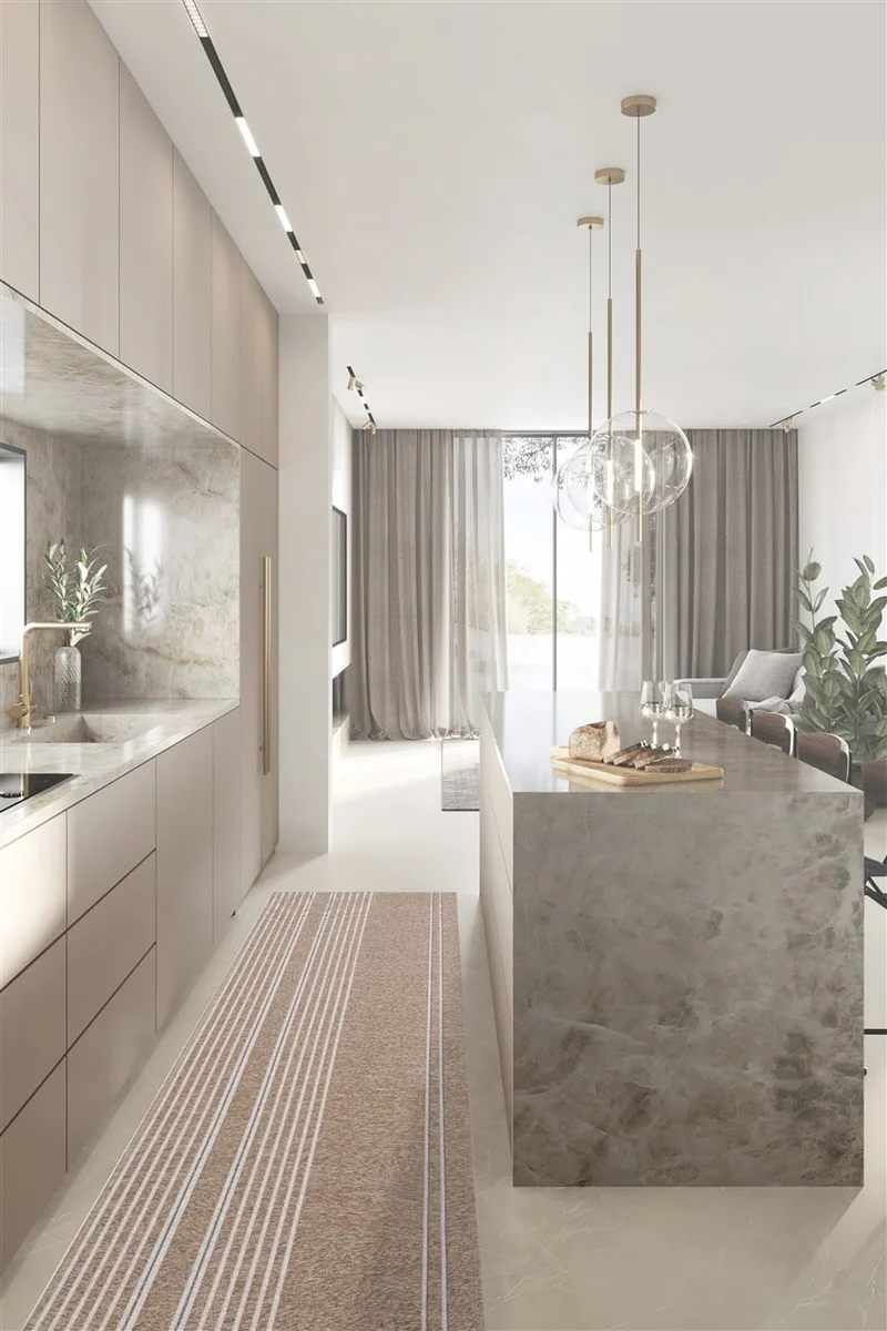 Tappeto Moderno Claude Beige