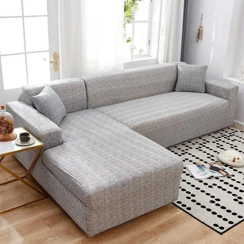 Motif Nash - Housse de Canapé d’Angle Extensible