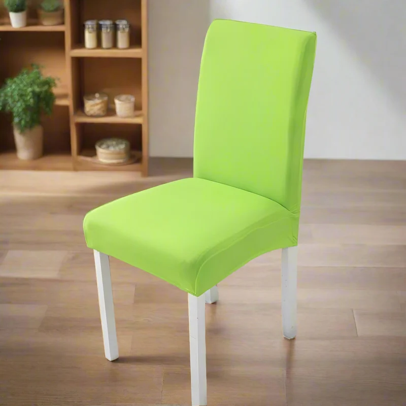 Housse de Chaise Extensible à Motifs Modernes - Style Scandinave Pistache