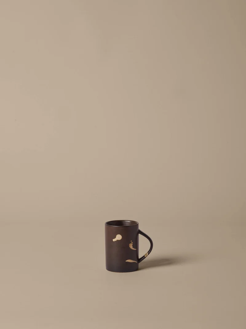 Koyo Mug - Dark Brown/Buff