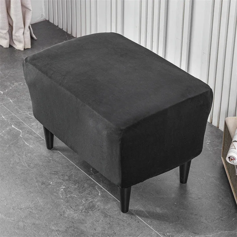 Housse de Fauteuil Crapaud Velours Noire