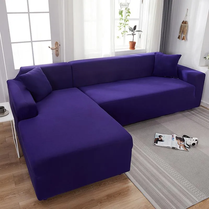 Housse de Canapé d'Angle Indigo