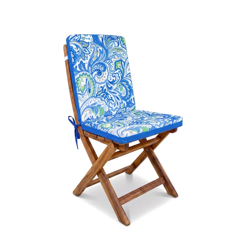 Lot de 2 Coussins Chaise Haut Dossier 95x40 - Motif Arabesque (Confort 5cm)