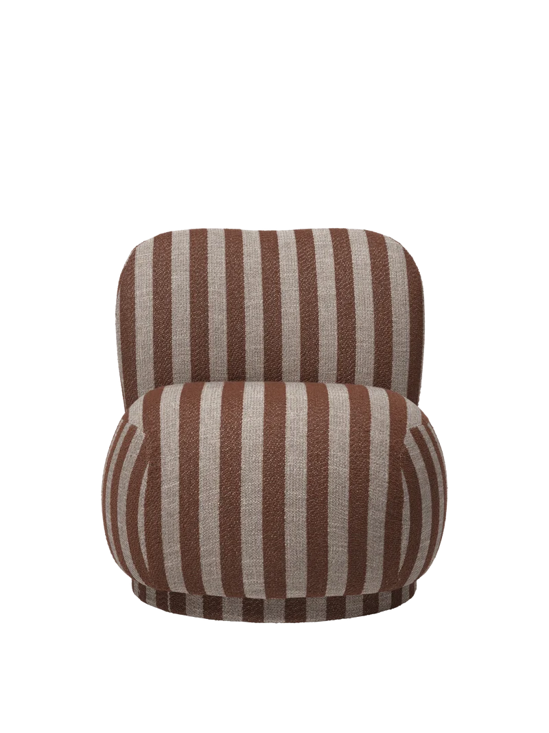 Rico Piccolo Lounge Chair - Louisiana - Sand/Chocolate