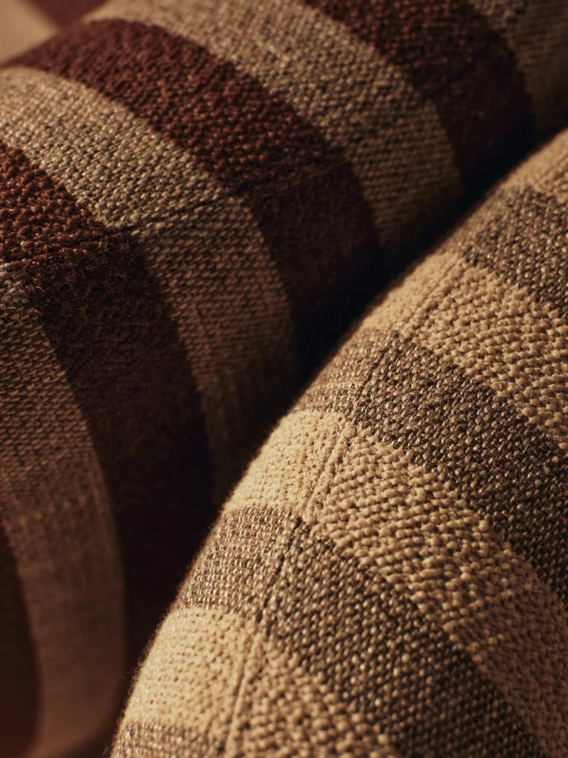 Rico Piccolo Lounge Chair - Louisiana - Sand/Chocolate