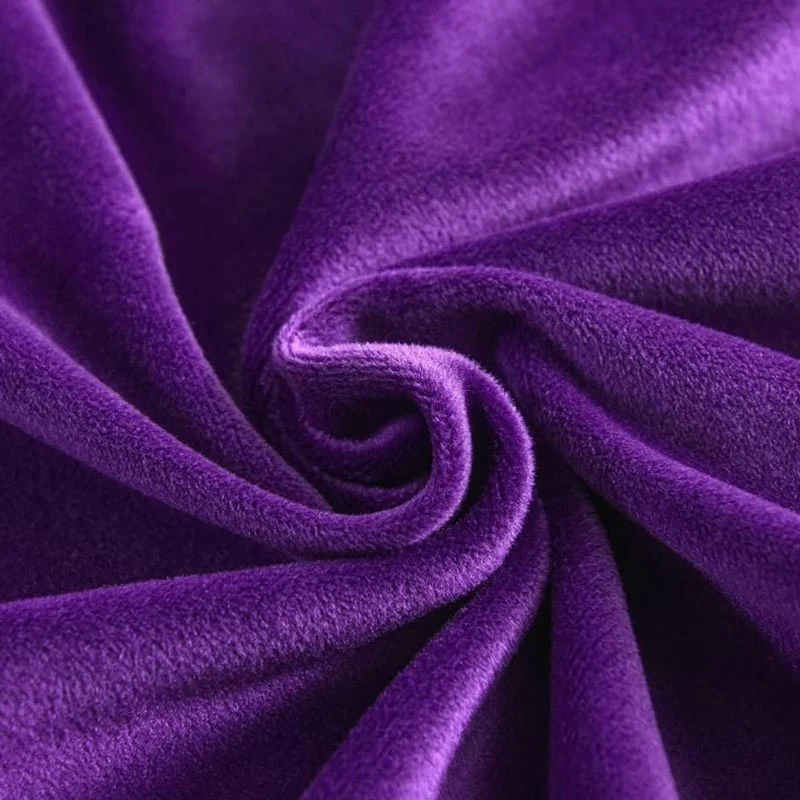 Housse de Fauteuil Crapaud Velours Violet