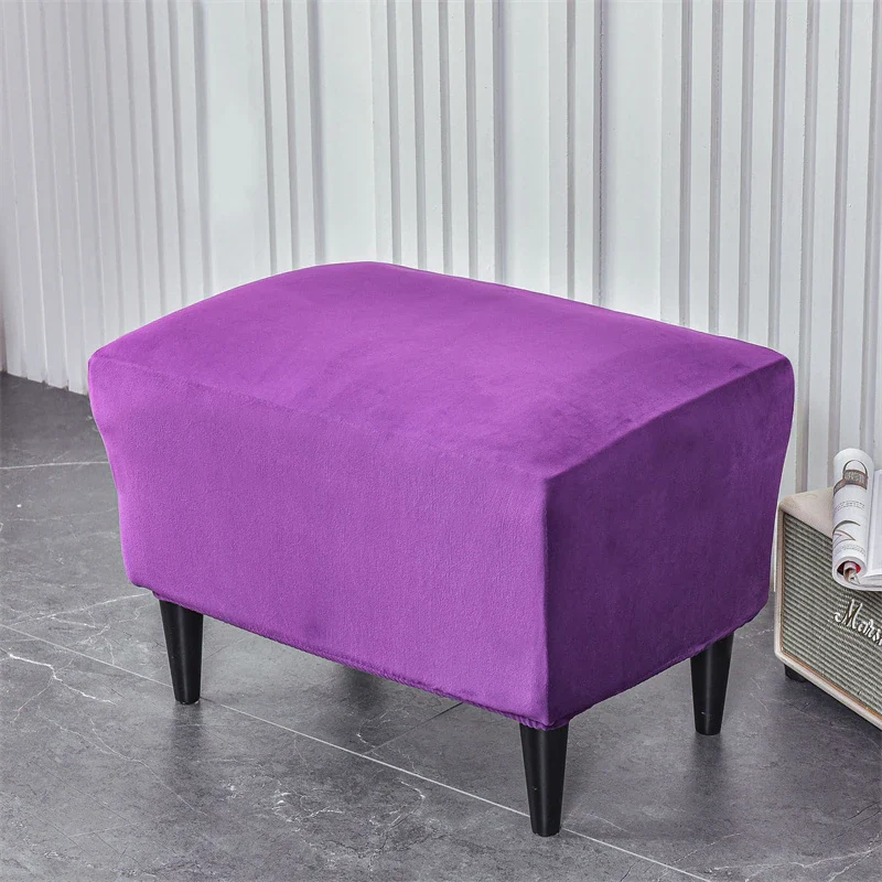 Housse de Fauteuil Crapaud Velours Violet