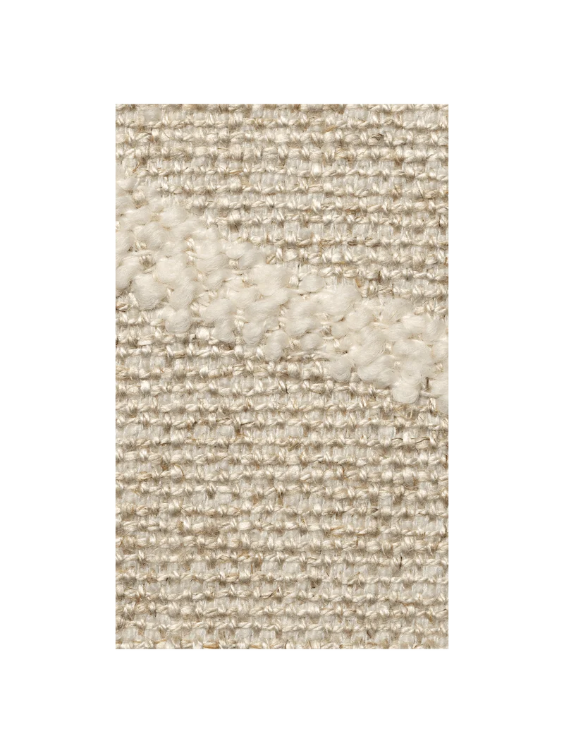 Fabric Sample - Can Lis - Sand/Off-white