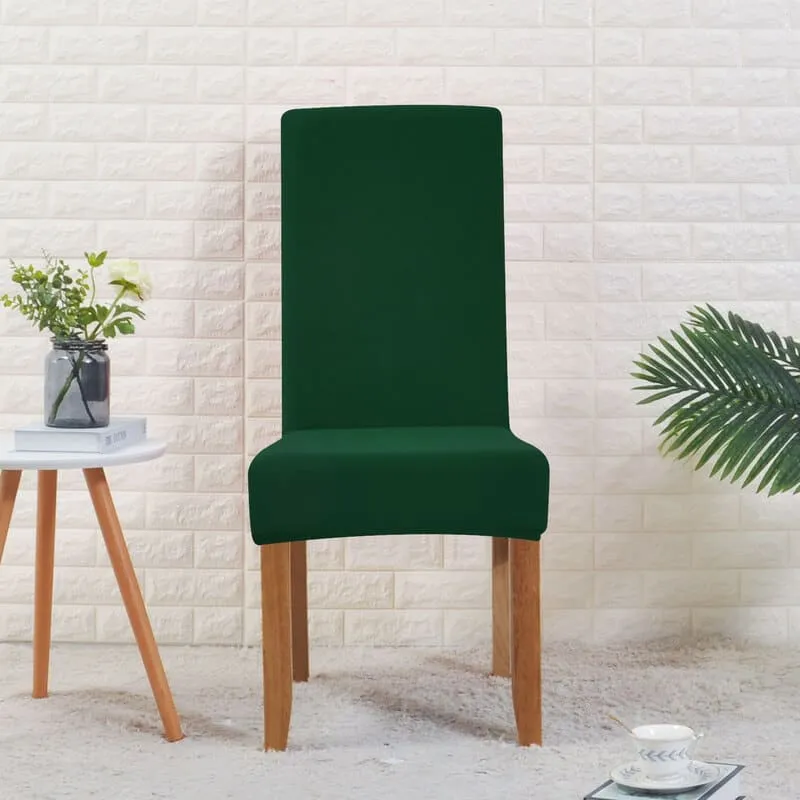 Housse de Chaise Large Vert Foncé