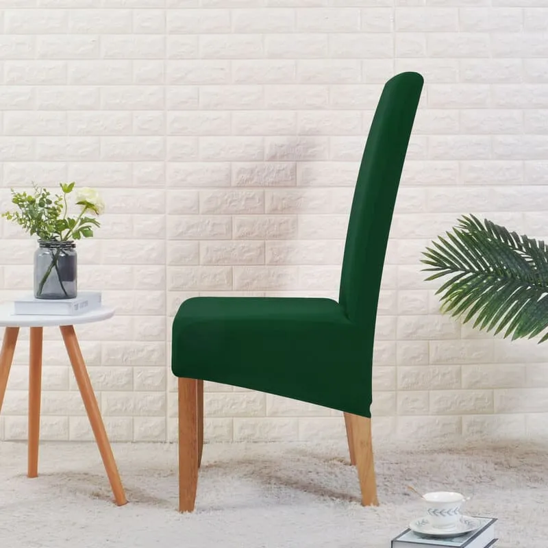 Housse de Chaise Large Vert Foncé