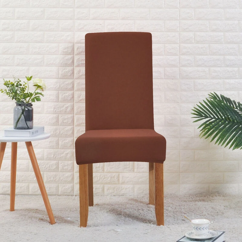 Housse de Chaise Large Marron Clair