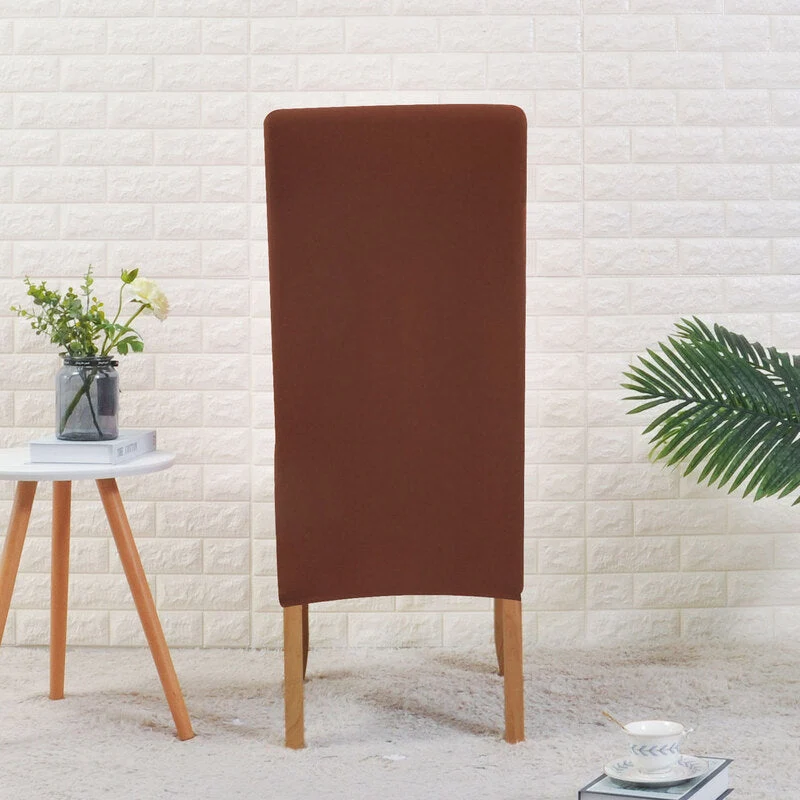 Housse de Chaise Large Marron Clair