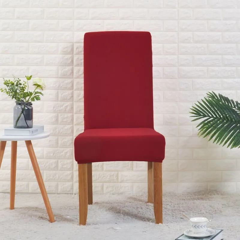 Housse de Chaise Large Rouge Vin