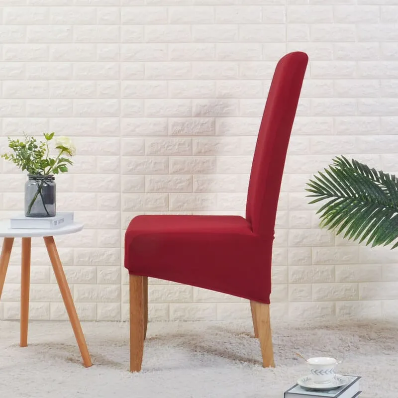 Housse de Chaise Large Rouge Vin