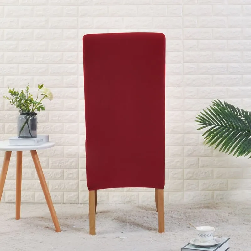 Housse de Chaise Large Rouge Vin