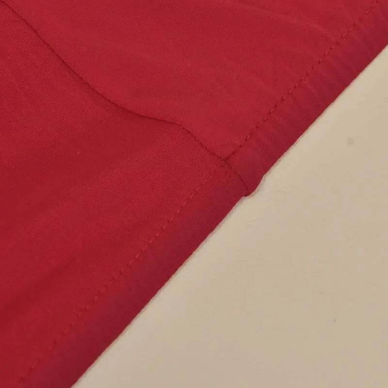Housse de Chaise Large Rouge Vin