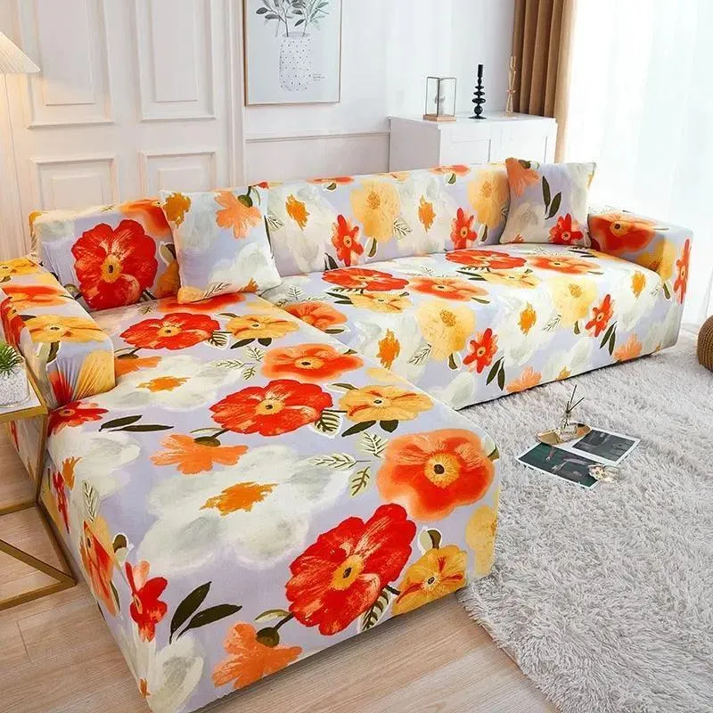 Motif Rigel - Housse de Canapé d’Angle Extensible