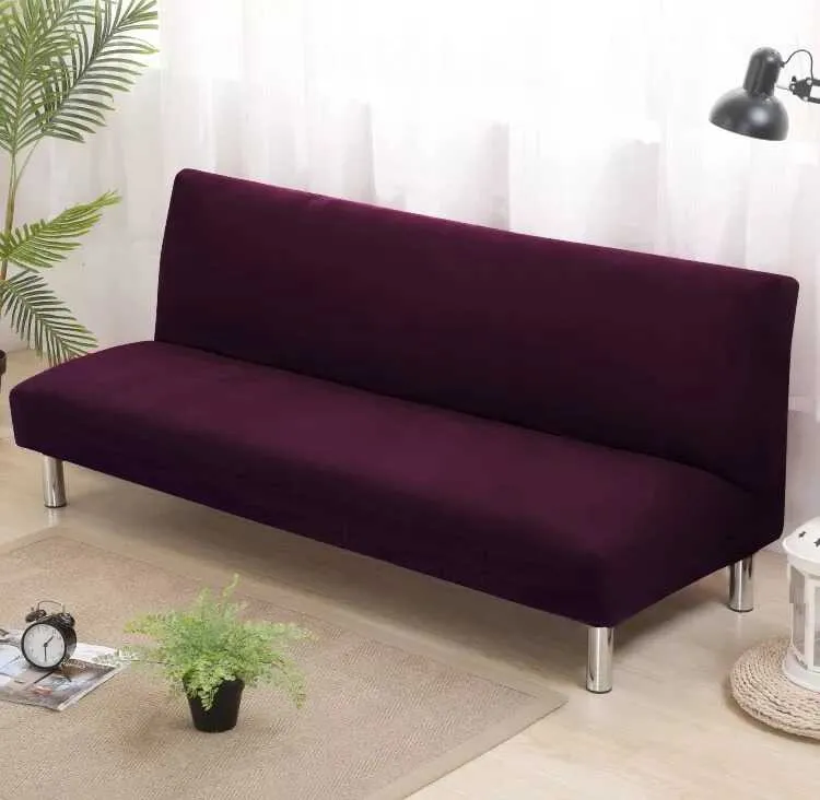 Housse Clic Clac Mauve Foncé - Extensible, Élégante et Moderne