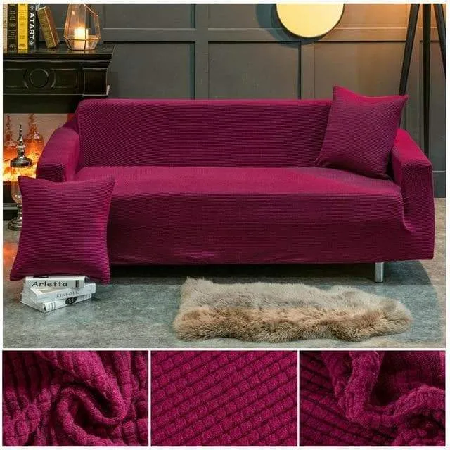 Housse de Canapé Gaufré Extensible
