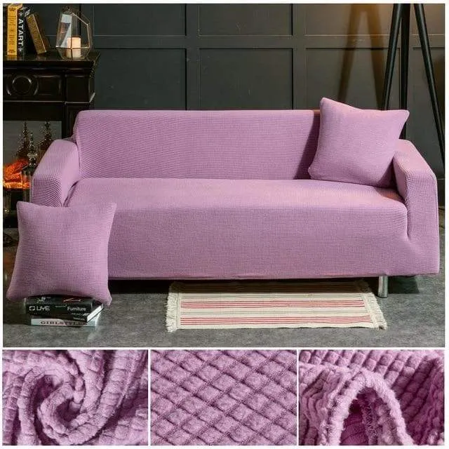 Housse de Canapé Gaufré Extensible