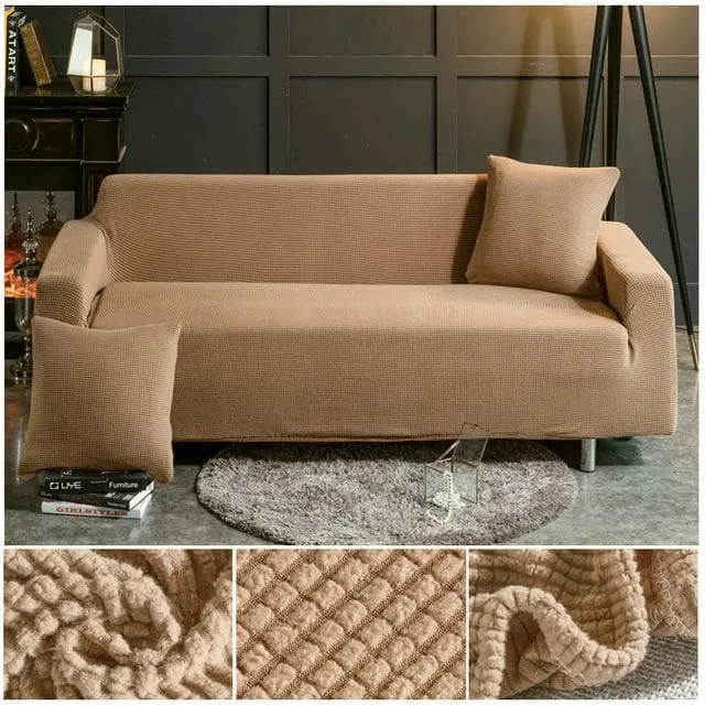 Housse de Canapé Gaufré Extensible