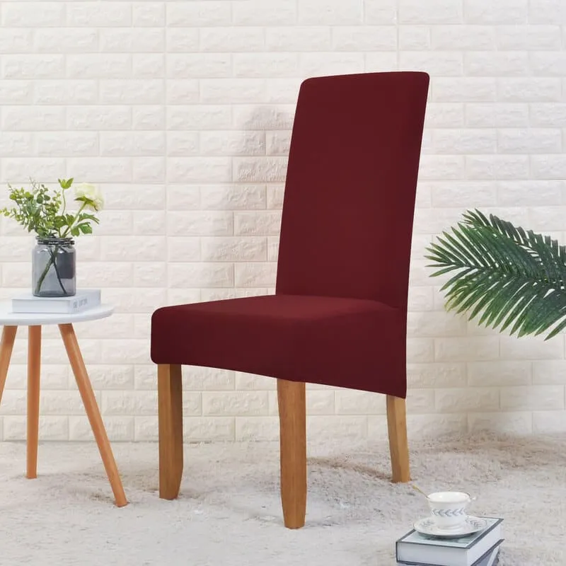 Housse de Chaise Large Bordeaux