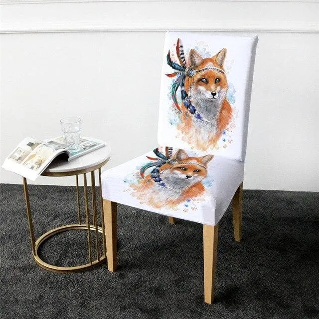 Housse de Chaise Renard Indien