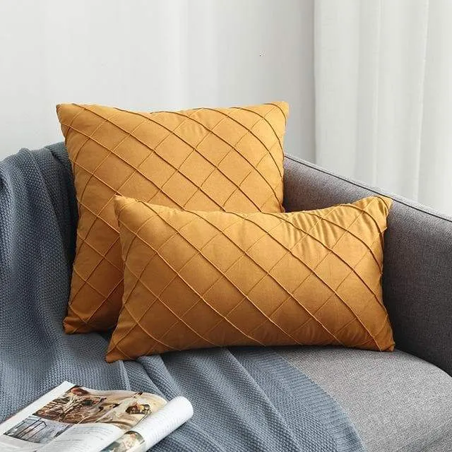 Housse de Coussin Suédine