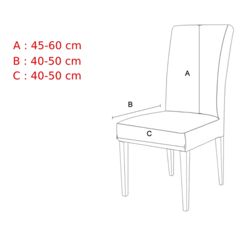 Housse Extensible de Chaise Universelle - Gris