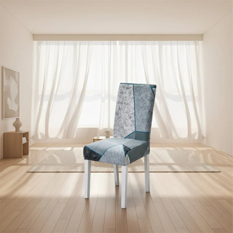 Housse de Chaise sur Mesure Extensible - Style Confort et Élégant