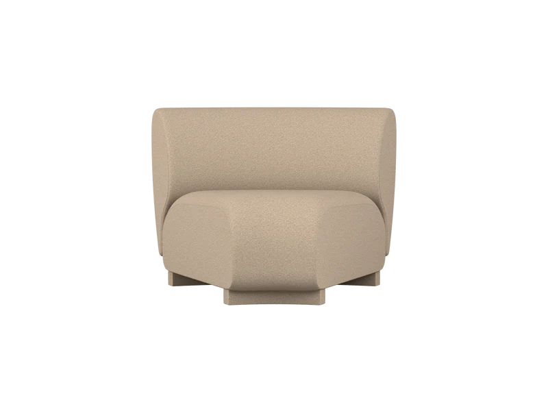 Rico Sofa Corner - Narrow - Brushed - Sand