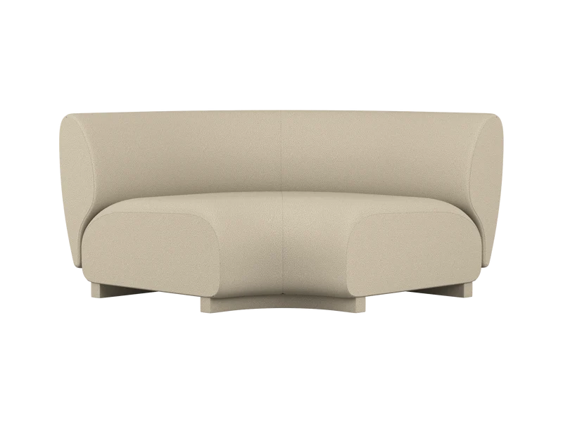 Rico Sofa Corner - Wide - Grain - Cashmere