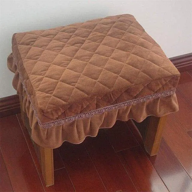 Housse de tabouret rectangulaire