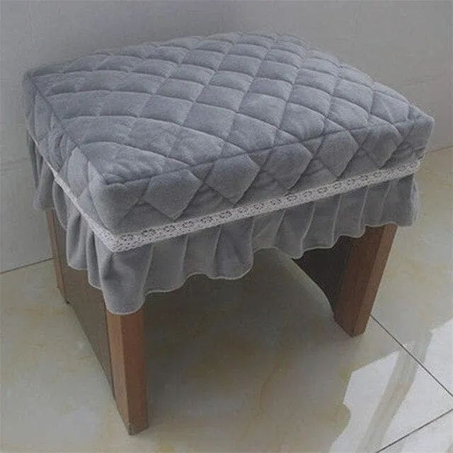 Housse de tabouret rectangulaire