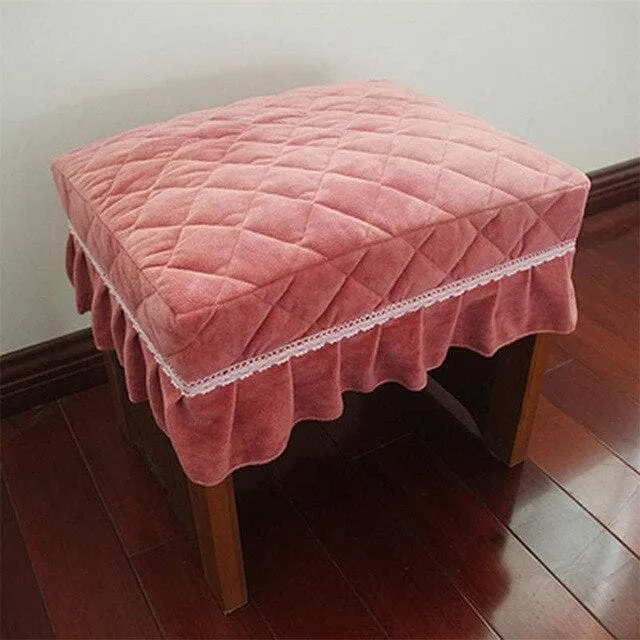 Housse de tabouret rectangulaire