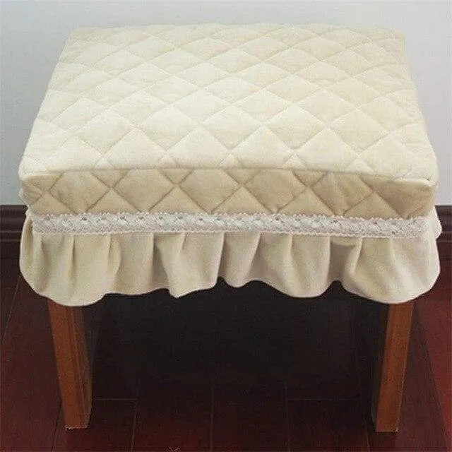 Housse de tabouret rectangulaire